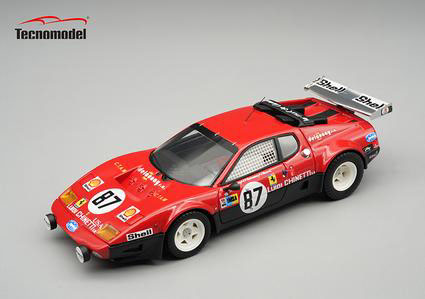 ** 予約商品 ** Tecno Model TM43-64C 1/43 Ferrari 512BB Le Mans 24H 1978 #87 J.P.Delaunay - J.Guerin - G.Young