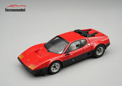 ** 予約商品 ** Tecno Model TM43-64E 1/43 Ferrari 512BB Corse Crienti 1978 Rosso Corsa