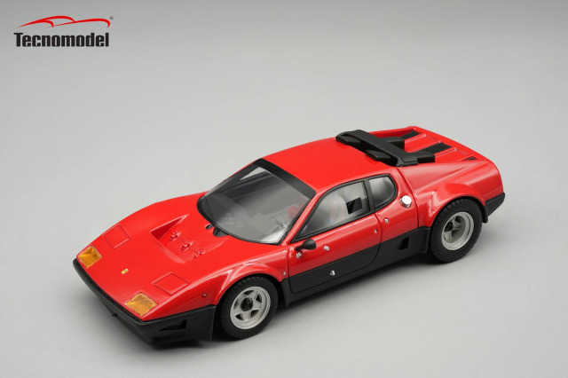 Tecno Model TM43-64E 1/43 Ferrari 512BB Corse Crienti 1978 Rosso Corsa