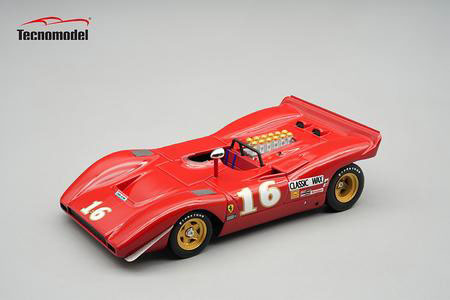 ** 予約商品 ** Tecno Model TM43-66C 1/43 Ferrari 612 Can-am Mid Ohio 3rd 1969 #16 Chris Amon
