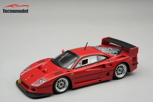 Tecno Model TM43-67A 1/43 Ferrari F40LM Press 1996 Red / Enkei Silver wheels