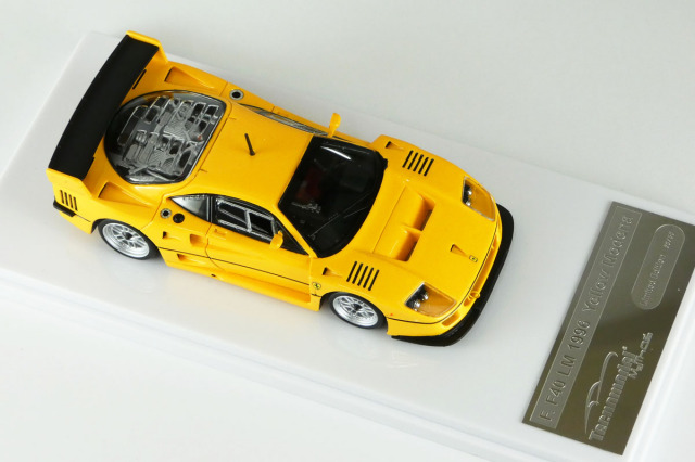 Tecno Model TM43-67B 1/43 Ferrari F40LM Press 1996 Yellow / Enkei