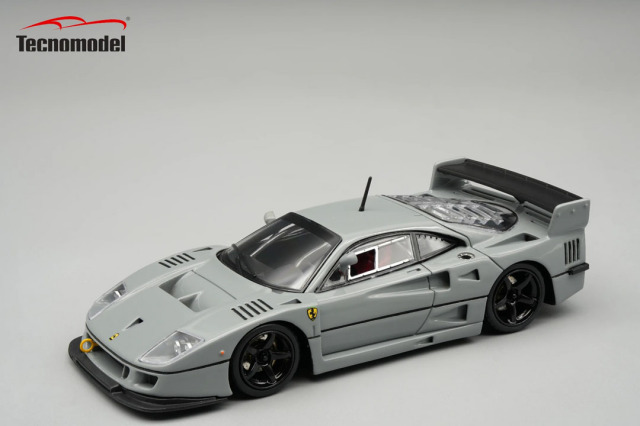 Tecno Model TM43-67E 1/43 Ferrari F40LM Press 1996 Middle Gray / Black wheels