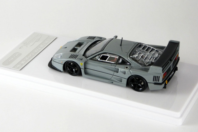 Tecno Model TM43-67E 1/43 Ferrari F40LM Press 1996 Middle Gray
