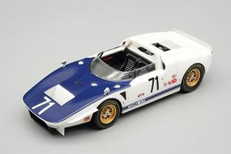 ** 予約商品 ** Tecno Model TM43-69A 1/43 Ford GT40 Roadster X1 Riverside #71 1965 C.Amon