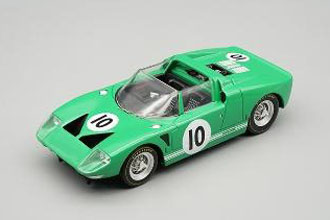** 予約商品 ** Tecno Model TM43-69F 1/43 Ford GT40 Roadster X1 Nurburgring 1000km #10 1965 R.Attwood / J.Whitmore