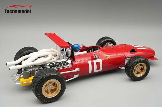 予約商品 ** Tecno Model TMD18-317B 1/18 Ferrari 312F1/68 #10 1968