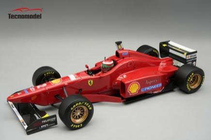 ** 予約商品 ** Tecno Model TMD18-332B 1/18 Ferrari F310 San Marino GP 1996 Eddie Irvine (with Figure)