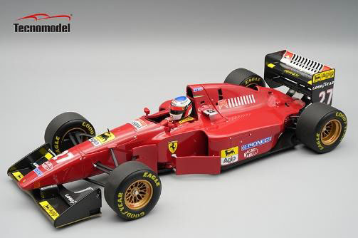 ** 予約商品 ** Tecno Model TMD18-334A 1/18 Ferrari 412T1B German GP 1994 Jean Alesi (with Figure)