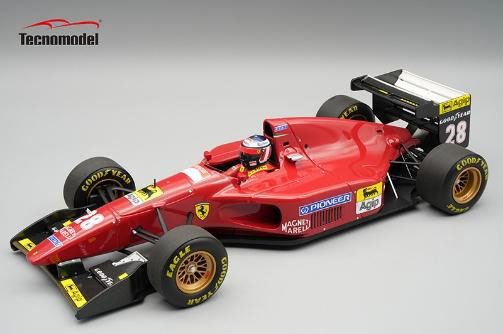 ** 予約商品 ** Tecno Model TMD18-334C 1/18 Ferrari 412T1 Monaco GP 1994 Gerhard Berger (with Figure)
