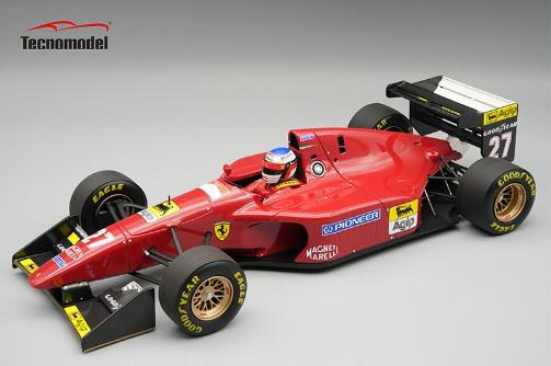 ** 予約商品 ** Tecno Model TMD18-334F 1/18 Ferrari 412T1 Canadian GP 1994 Jean Alesi (with Figure)