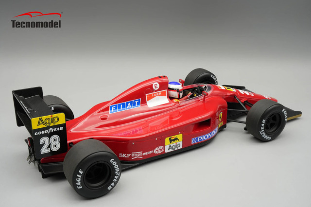 予約商品 ** Tecno Model TMD18-335C 1/18 Ferrari 642 F1 Bergian GP