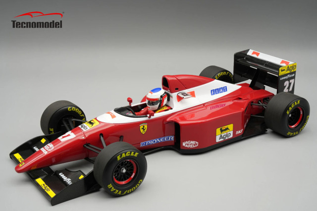** 予約商品 ** Tecno Model TMD18-337A 1/18 Ferrari F93A Monaco GP 1993 #27 Jean Alesi (with Figure)