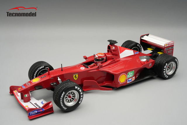 ** 予約商品 ** Tecno Model TMD18-339C 1/18 Ferrari F1-2000 Nurburgring GP Winner M.Scumacher (Rain Tire) (with Figure)