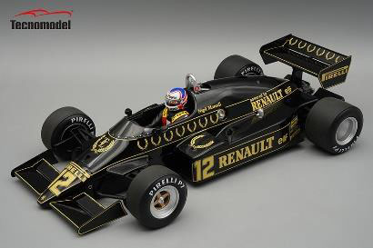 ** 予約商品 ** Tecno Model TMD18-400C 1/18 Lotus 94T British GP 1983 Nigel Mansell (with Figure)