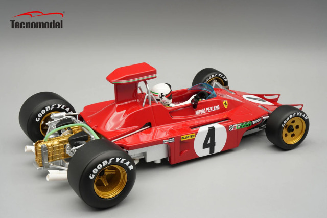 予約商品 ** Tecno Model TMD18-412D 1/18 Ferrari 312B3-73