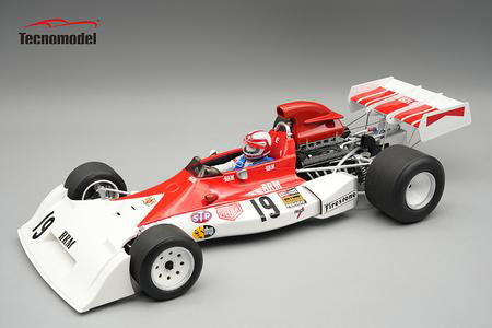 ** 予約商品 ** Tecno Model TMD18-420A 1/18 BRM P160E German GP 1973 #19 C.Regazzoni (with Figure)