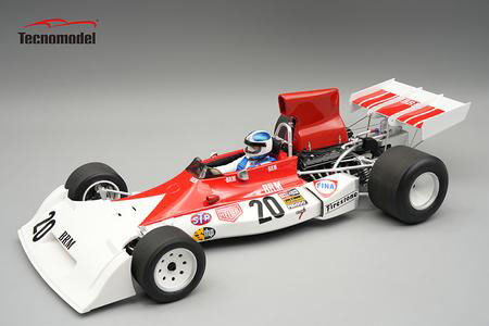 ** 予約商品 ** Tecno Model TMD18-420C 1/18 BRM P160E Canadian GP 1973 #20 J.P.Beltoise (with Figure)