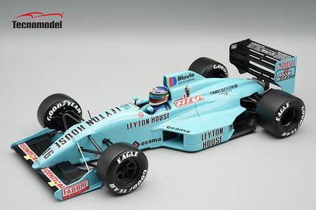 ** 予約商品 ** Tecno Model TMD18-424A 1/18 March 881 Bergian GP #16 1988 Ivan Capelli (with Figure)