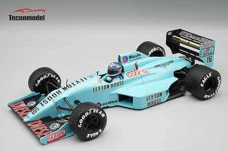 ** 予約商品 ** Tecno Model TMD18-424C 1/18 March 881 German GP #16 1988 Ivan Capelli (Rain Tires) (with Figure)