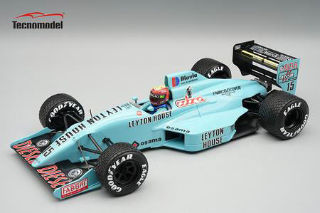 ** 予約商品 ** Tecno Model TMD18-424D 1/18 March 881 British GP #15 1988 Mauricio Gugelmin (Rain Tires) (with Figure)