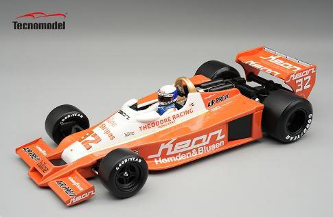 ** 予約商品 ** Tecno Model TMD18-439A 1/18 Wolf WR3 German GP #32 1978 K.Rosberg (with Figure)