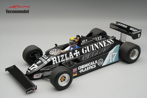 ** 予約商品 ** Tecno Model TMD18-440B 1/18 March 811 German GP #17 1981 D.Daly (with Figure)