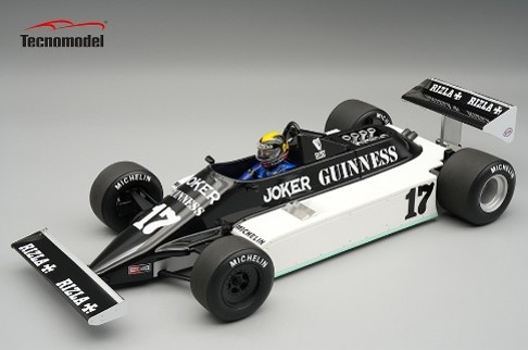 ** 予約商品 ** Tecno Model TMD18-440E 1/18 March 811 Long Beach GP #17 1981 D.Daly (with Figure)