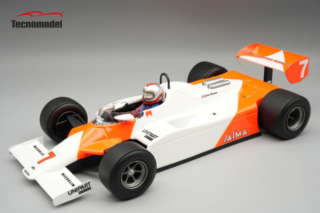 ** 予約商品 ** Tecno Model TMD18-466D 1/18 McLaren MP4/1B #7 1982 Monaco GP John Watson (with Figure)