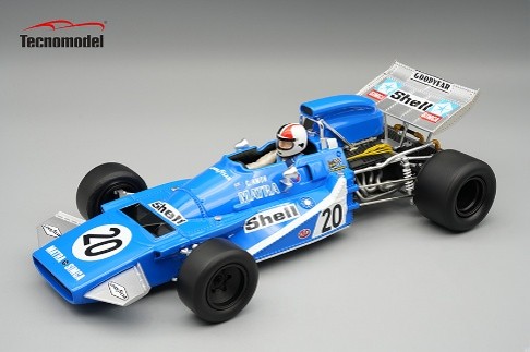 ** 予約商品 ** Tecno Model TMD18-476B 1/18 Matra MS120B Spanish GP #20 1971 C.Amon (with Figure)