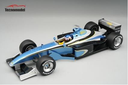 ** 予約商品 ** Tecno Model TMD18-483D 1/18 BAR Supertec 001 1999 Test car J.Villeneuve (with Figure)