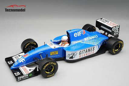 ** 予約商品 ** Tecno Model TMD18-486B 1/18 Ligier JS39 South Africa GP #25 1993 M.Brundle (with Figure)