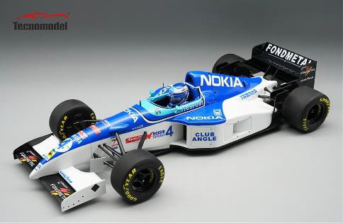 ** 予約商品 ** Tecno Model TMD18-494A 1/18 Tyrrell Yamaha 023 Canadian GP #4 1995 M.Salo (with Figure)