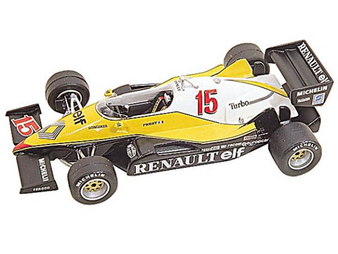 TAMEO kit TMK008 Renault RE40 Turbo Belgio GP Prost 1983