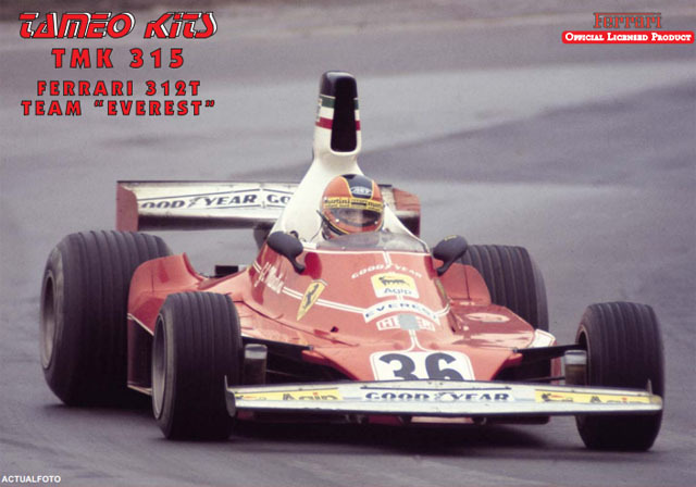 TAMEO kit TMK315 Ferrari 312T Team Everest 1976 n.36