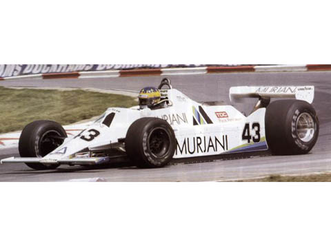 TAMEO kit TMK325 Williams FW07 Ram Racing Murjani British GP 1980