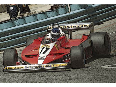 TAMEO kit TMK341 Ferrari 312T3 USA-West GP  1978