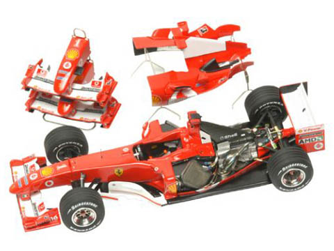 TAMEO kit TMK346 Ferrari F2004 Belgio /Italia /Hungary GP Super kit 2004