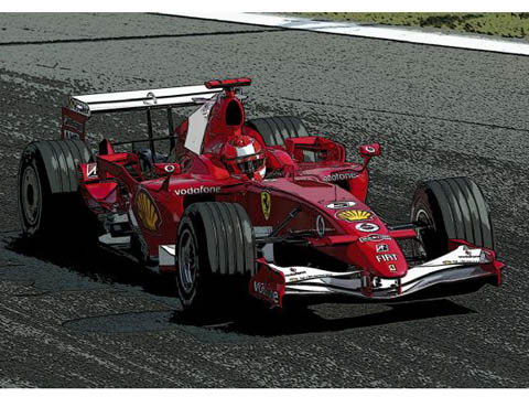 TAMEO kit TMK361 Ferrari 248 F1 Italia GP 2006 90th victory