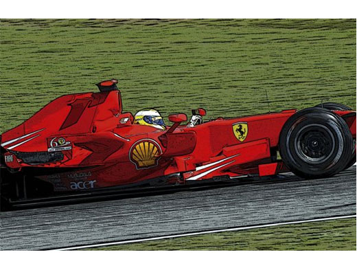 TAMEO kit TMK367 Ferrari F2007 Spagna GP 2007