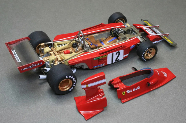 特価 TAMEO (1/43) フェラーリ 312PB Tameo TMK018 Formula 1 Ferrari 312PB Sport - White Metal Car