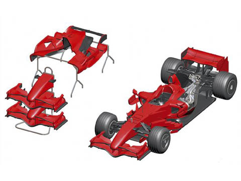 TAMEO kit TMK374 Ferrari F2007 Brasile GP  2007