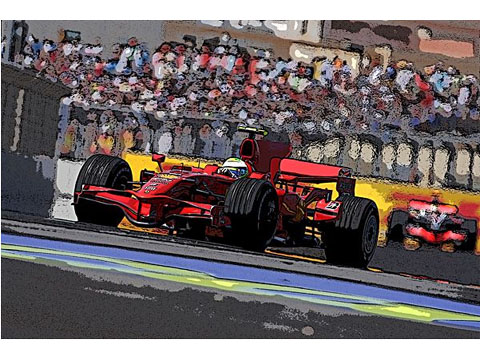 TAMEO kit TMK379 Ferrari F2008 European GP 2008