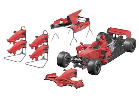 TAMEO kit TMK382 Ferrari F2008 Brasile GP 2008 Super kit