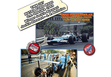 TAMEO kit TMK397 Matra MS80 Spagna GP J.Stewart 1969