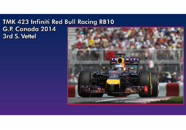 TAMEO kit TMK423 RedBull RB10 Canada GP 2014 S.Vettel