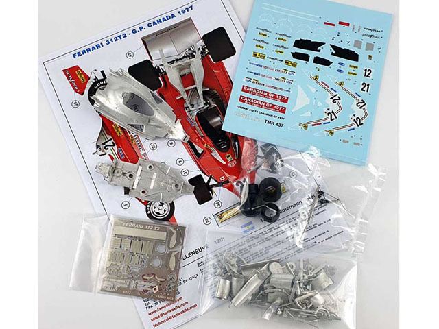 TAMEO kit TMK437 Ferrari 312 T2 Canadian GP 1977 G.Villeneuve / C