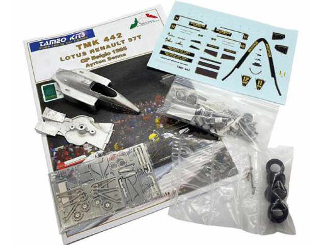 TAMEO kit TMK442 Lotus 97T Belgian GP 1985 A.Senna / E.De.Angelis