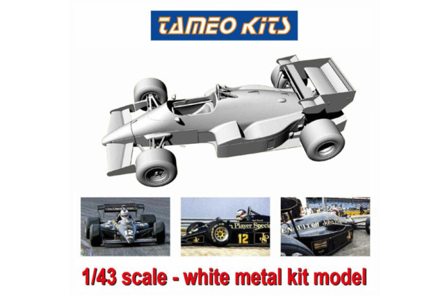 TAMEO kit TMK446 Lotus 95T Dutch GP 1984 N.Mansell / E.De Angelis