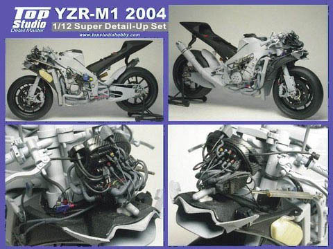 TOP STUDIO MD29002 1/12 Yamaha YZR-M1 2004 Super Detail-up set